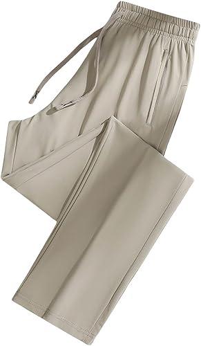 Stretch Active Pants for Women Over 50,Quick Drying Breathable Comfy Pants Elastic Waist Ultra Comfort Sweatpants