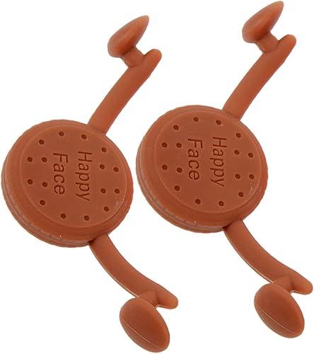 VICASKY 2pc Smile Correction Braces Facial Muscle Trainer Dimple Maker Silicone Expression Shaping Tool for Improvement and Facial Lift Massage in Beauty Care