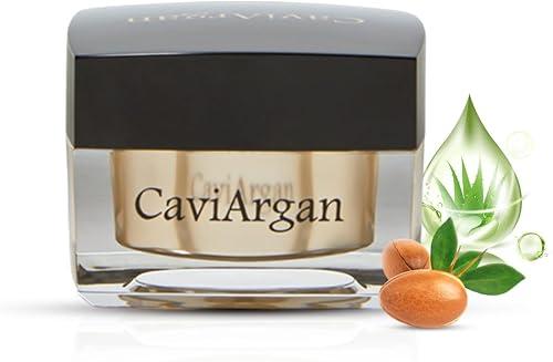 Essence of Argan Caviargan Anti-Aging Face Cream with Argan Oil, Matrixyl & Botanicals - Hydrating Moisturizer Wrinkle Cream for Reducing Fine Lines and Dullness - 1 Fl Oz