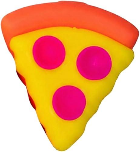 Squishy Ice Cream Squeeze Toys, Sensory Stress Relief, Cute Pizza Fidget Toys Stress Ball Party Favors for Anxiety Relief Everyone, Birthday Gift(A02-1PC)
