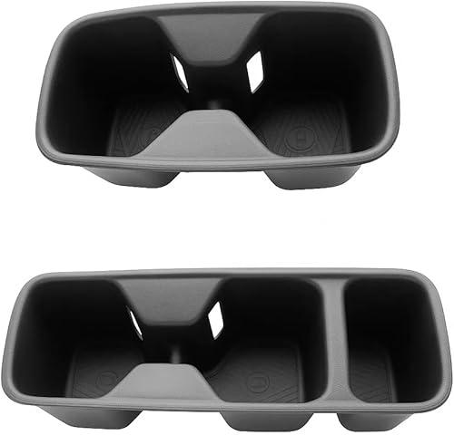 CDEFG 2Pcs for 2025 2026 Kia Telluride Center Console Organizer Trays, for 2025 2026 Telluride Kia Accessories Middle Console Organizer Storage Box