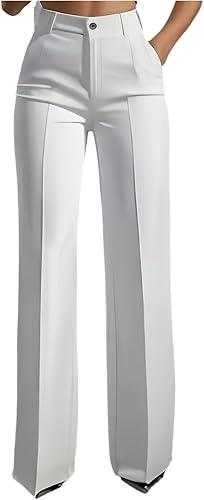 Women Wide Leg Palazzo Pants 2026 Summer Spring High Waisted Business Casual Work Dress Pants Trousers Office Slacks