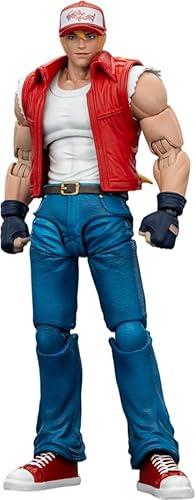 JOYTOY SNK The King of Fighters KOF '98UM Fatal Fury Team Terry Bogard Action Figure 1:18 Scale 4.6" Tall, Interchangeable Heads, Hands & Accessories