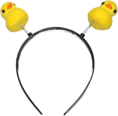 Cartoon Yellow Shape Hairband Women Carnivals Party Photography Hairband Shape Washing Face Headbands for Girl