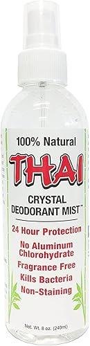 THAI Natural Crystal Deodorant Mist Spray, 8 Ounce (Pack of 1)