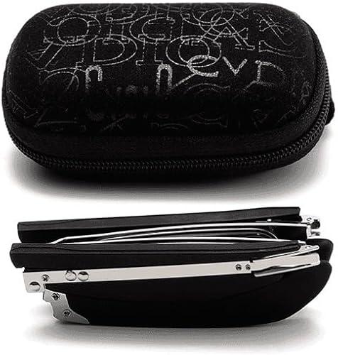 Foldable Anti-Blue Light Reading Glasses with Case, Anti Eyestrain/Glare Computer Reading Glasses for Women Men