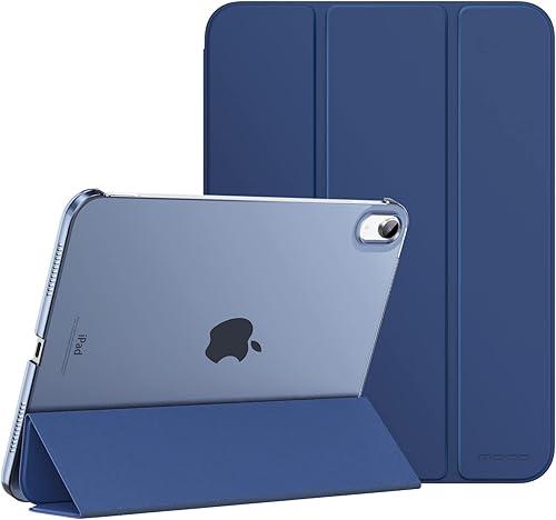 MoKo for iPad (A16) 11th Generation Case 11 Inch 2025, iPad 10th Generation Case 10.9 Inch 2022, Slim Stand Hard PC Translucent Back Shell Smart Cover, Support Touch ID, Auto Wake/Sleep, Navy Blue — 27% off