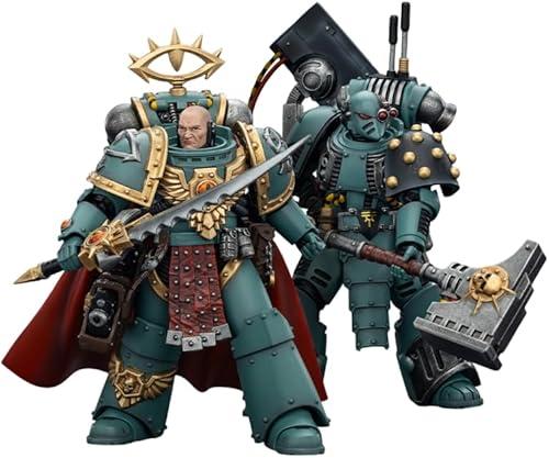 JOYTOY Warhammer The Horus Heresy Sons of Horus Tybalt MARR and Siege Breaker 4.9in Model Toy Collector's Gift