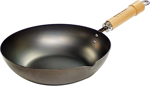 River Light Iron Frying Pan, Extreme Japan, 11.8 inches (30 cm), Induction Compatible, Made in Japan, Wok — 35% off