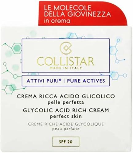 pure actives glycolic acid rich cream perfect skin 50 ml by COLLISTAR