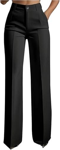 Women Wide Leg Palazzo Pants 2026 Summer Spring High Waisted Business Casual Work Dress Pants Trousers Office Slacks