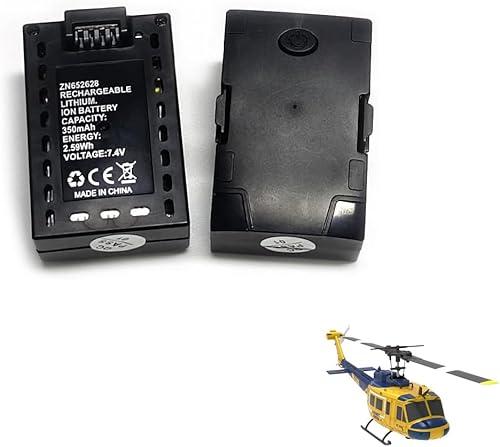 2 Pack Batteries for RC Helicopter C138 C190 C189 C186 C032 C123 C129 V2 K127 K170 (C032)