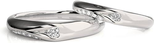 Sterling Silver/10K 14K 18K Gold Custom Wedding Rings for Him and Her with Moissanite/Diamonds Matching Wedding Bands for Couples Size 3-16