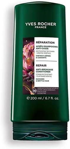 Yves Rocher Hair Conditioner Anti-Breakage with Plant Keratin Smoothing Detangling Repair Conditioner Strengthening Soft Shine Hair Care 200 ml/6.76 fl.oz