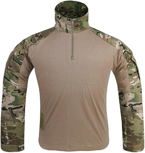 EMERSONGEAR Men's Tactical Shirt,Gen3 Airsoft Combat Army Paintball Quick Dry Long Sleeve BDU T-Shirt Top