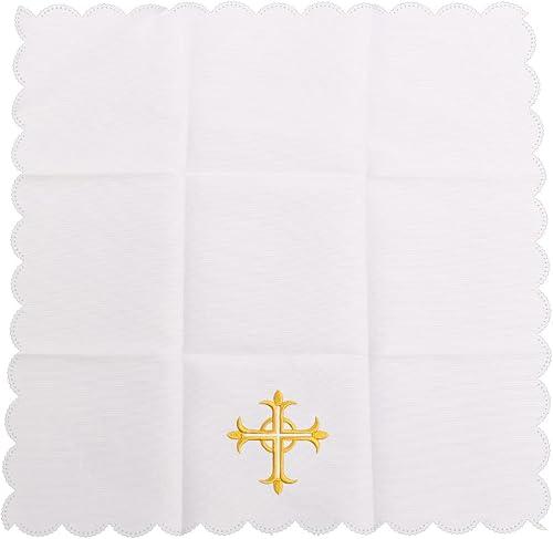 BLESSUME Church Altar Corporal Square Chalice Altar Cloth (H)