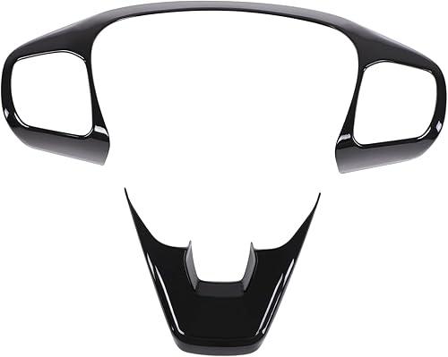 Aunginsy Center Console Steering Button Frame Trim Compatible with Ford Maverick 2022+/Bronco Sport 2021+/Escape 2020+, Central Control Steering Panel Protector Cover Decorator Sticker ABS Accessories