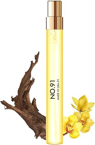 PUREU Pheromone Perfumes Oils for Women，Feromonas Perfumes for Men, Long Lasting Body Oil Fragrance Cologne Wife Christmas Gift Ideas Travel Size 0.4 oz/12 mL (Amber Vanilla)