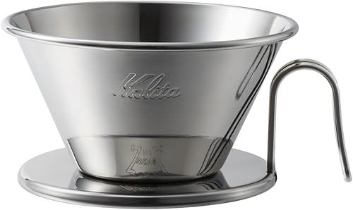 Kalita Coffee Dripper 'TSUBAME' WDS-185 2-4 Person Use Stainless Steel 5097 — 20% off