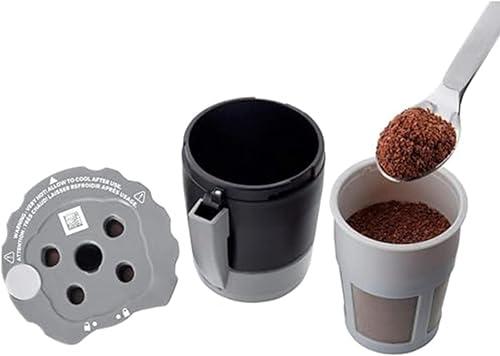 Universal Reusable Filter MultiStream Technology - Gray Reusable Coffee Filter Approved Quality Durable Replacement Parts (1)