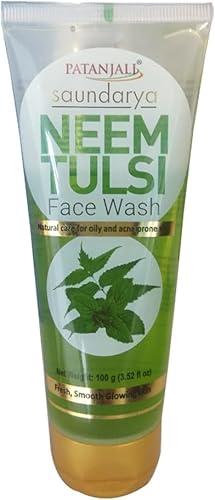Patanjali Saundarya Neem-Tulsi Face Wash 100g