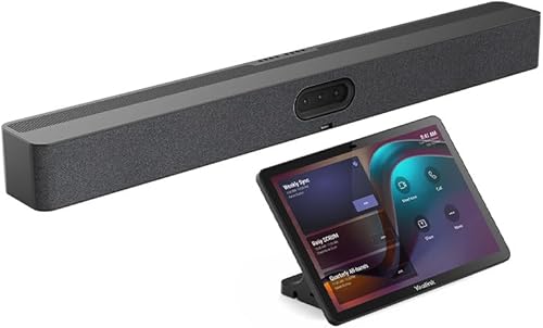Yealink MeetingBar A50-031 Video Collaboration System with CTP25 Touch Console, All-in-One Conference Bar, Triple 50MP Cameras, 4K Resolution, for Medium to Large Rooms — 17% off
