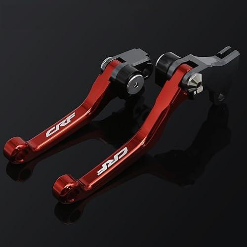 Dirt Bike Clutch Brake Pivot Levers for CRF125F CRF 125 F 125FB 2019 2020 2021 2022 2023 2024 2025 2026 Foldable CNC Red