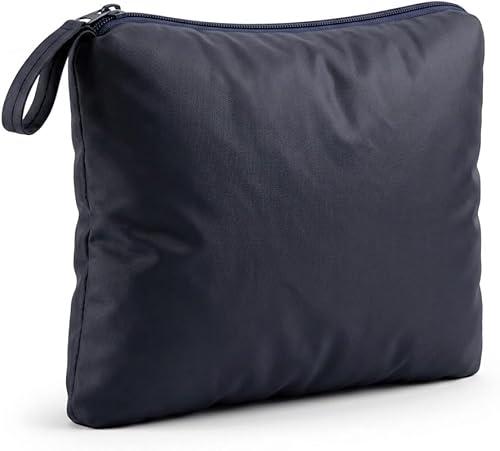 Unomor Waterproof Raincoat Organizer Bag with Zipper and Drawstring Portable Raincoat Storage Bag for Travel Camping Gym Clothes and Outdoor Activities Lightweight and Foldable 15.74X12.91X0.19In