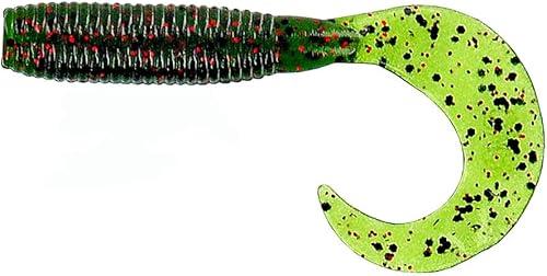 Yamamoto 5 Single Tail Grub Soft Plastic Fishing Angling Swimbait Lures with Tail-Curling Action - 20 Pack