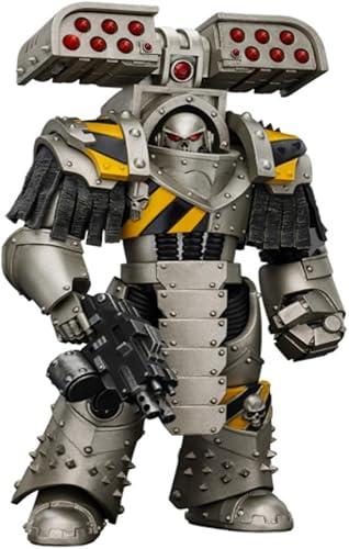 JOYTOY Warhammer The Horus Heresy lron Warriors Tyrant Siege Terminator with Rocket Launcher 1:18 Scale Action Figure Mecha Joy Toy Collection Model 5.4 inch