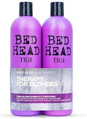 Tigi Tigi Bed Head Dumb Blonde Shampoo & Reconstructor Conditioner Duo Pack, 50 Oz