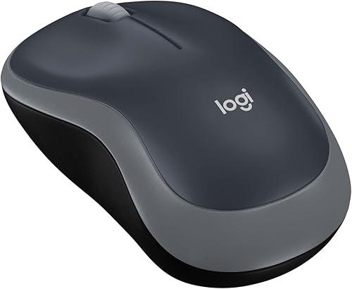 Logitech M185 Wireless Mouse, 2.4GHz with USB Mini Receiver, 12-Month Battery Life, 1000 DPI Optical Tracking, Ambidextrous PC/Mac/Laptop - Swift Grey — 27% off