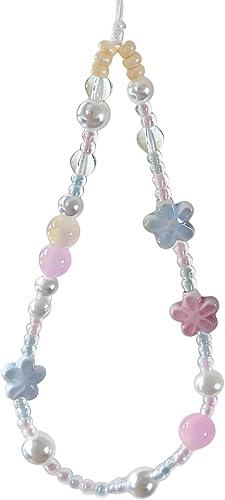 Beaded Camera Wrist Strap Cute Digital Camera Charm Lanyard, Phone Wristlet Charms, Phone Chain for Camera