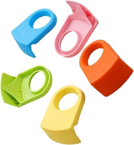 5-piece Stable Cocktail Bottle Buckle Set Thickened Bottle Clip for Margaritas & Goblets Professional Bartender Drink Holder Clips