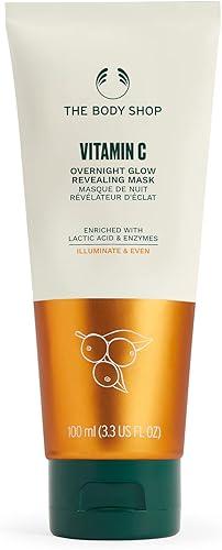 The Body Shop Vitamin C Overnight Glow Revealing Mask - For Even Toning, Brightening - 3.3 Fl Oz