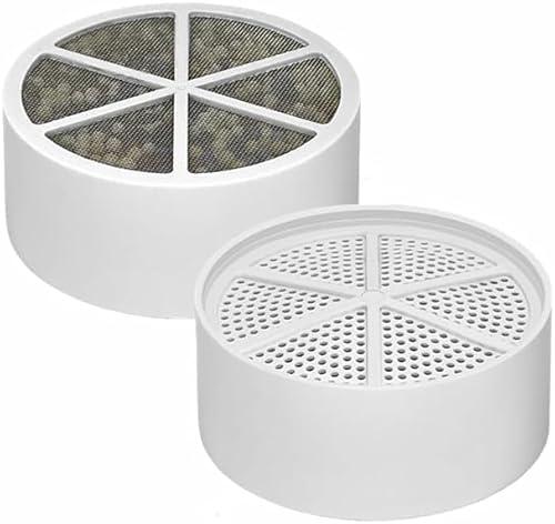 2-Pack Replacement Bath Water Filter Cartridge for Tub Compatible with Fitespot,CUOLL,SHLLKTTRY,JUSTOWE,NIROKET Bath Filter,Water Softener Filter for Hard Water Reduce Chlorine