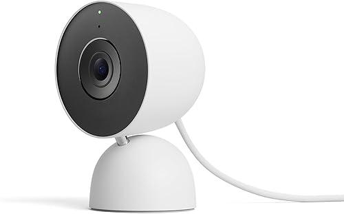 Google Nest Cam Indoor (Wired, 3rd Gen) - Security Camera with 2K Video and Gemini, Night Vision, 2-Way Audio, Works with Google Home - 2025 Model - Snow — 25% off