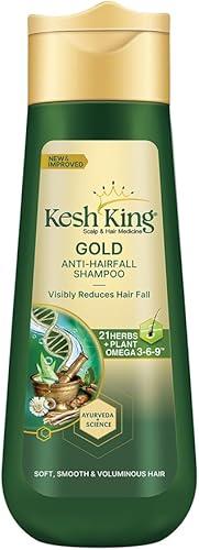 KESH KING Anti Hairfall Shampoo | with Ayurvedic Herbs & Aloe Vera | Provides Healthy Nourished Scalp | for Shiny Smooth Hair | 11.49 Fl Oz/340ml