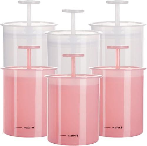 Facial Foam Cup 6pcs Manual Foam Maker Rich Cream Bubble Maker Portable Foamer Cup Face Wash Skin Care Tools for Home Travel