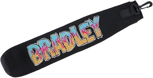 BYFDIY Custom Baseball Bat Sleeve Personalized Text Bat Warmers for Softball with Hook and Loop Sports Essential Birthday Gift for Baseball Players 18.11"×2.36"