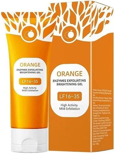 Orange Enzyme Active Mild Body Exfoliator – Radiant Skin with Orange Extract, Extra Gentle Daily Face Scrub, Gently Exfoliates & Cleanses, Visibly Refines Pores & Brightens (50g)
