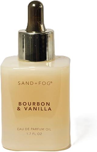 Sand + Fog Bourbon & Vanilla Eau de Parfum Oil, 1.7 fl oz, Glass Bottle with Dropper