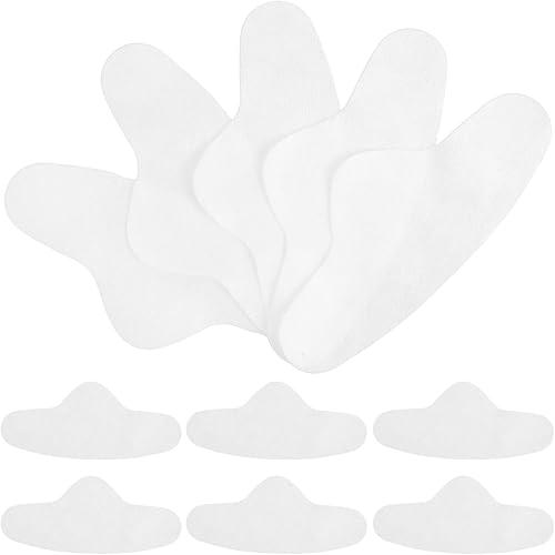 Unomor Disposable Nose Pore Strips and Non-woven Cotton Pads 500pcs, Long Shape T-zone Facial Sheet for Blackhead Removal and Skin Care Treatment