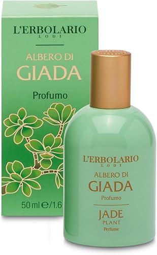 L'Erbolario Jade Plant - Notes Of Bergamot, Jade Flower And Lemon - Floral Fragrance For Women - Reflects Radiance - Offers Charm And Positive Energy - Long Lasting Wear - 1.6 Oz EDP Spray