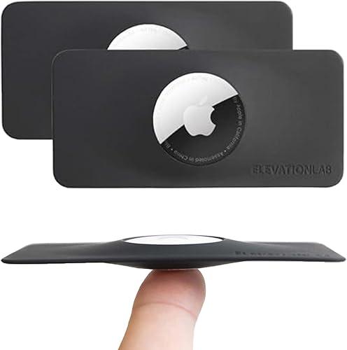 TagVault™ AirTag Wallet Holder - The Thinnest AirTag Wallet Card Insert | Flexible, Stays Hidden, Patent Pending | Elevation Lab