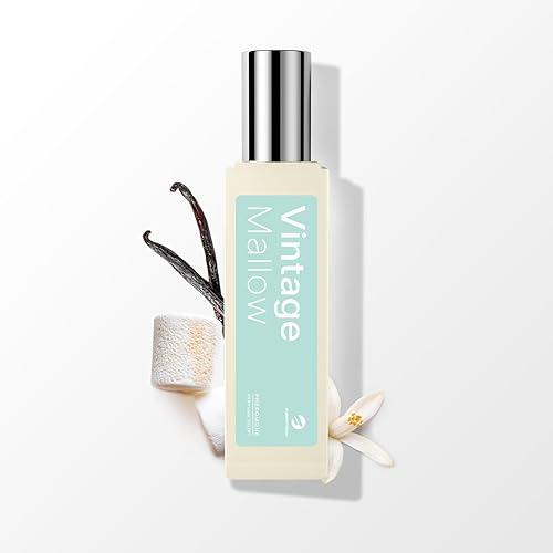 purefittech Pheromones Perfume Oil for Women, Long Lasting Vintage Marshmallow Scent Roll-on Perfume, Mashmallow Fragrance Oil, 0.34 fl oz (10ml) Travel Size, Made in USA, Eau de Parfum