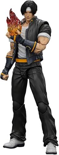 JOYTOY SNK The King of Fighters KOF 98UM Hero Team Kyo Kusanagi Action Figure 1:18 Scale 4.6" Tall, Interchangeable Heads, Hands & Accessories