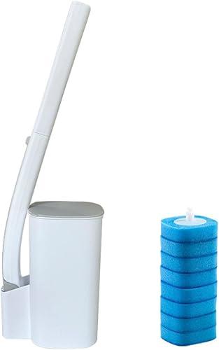 Toilet Brush Cleaner with Long Handle Bathroom Sponge Toilet Brush Toilet Bowl Cleaner Wand