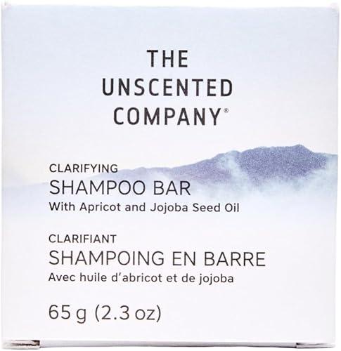 The Unscented Company Clarifying Shampoo Bar, For Fine to Wavy Hair Types, 2.3 oz (65 g)