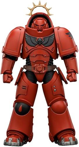 JOYTOY Warhammer 40K 1/18 Action Figure Game Edition Blood Angels Heavy Intercessor with Heavy Bolt Rifle and Bolt Pistol 5'' Mehca Model Collector's Gift